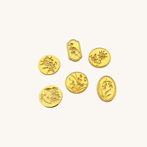 Vintage Floral Wax Seal Stamp - Image 2